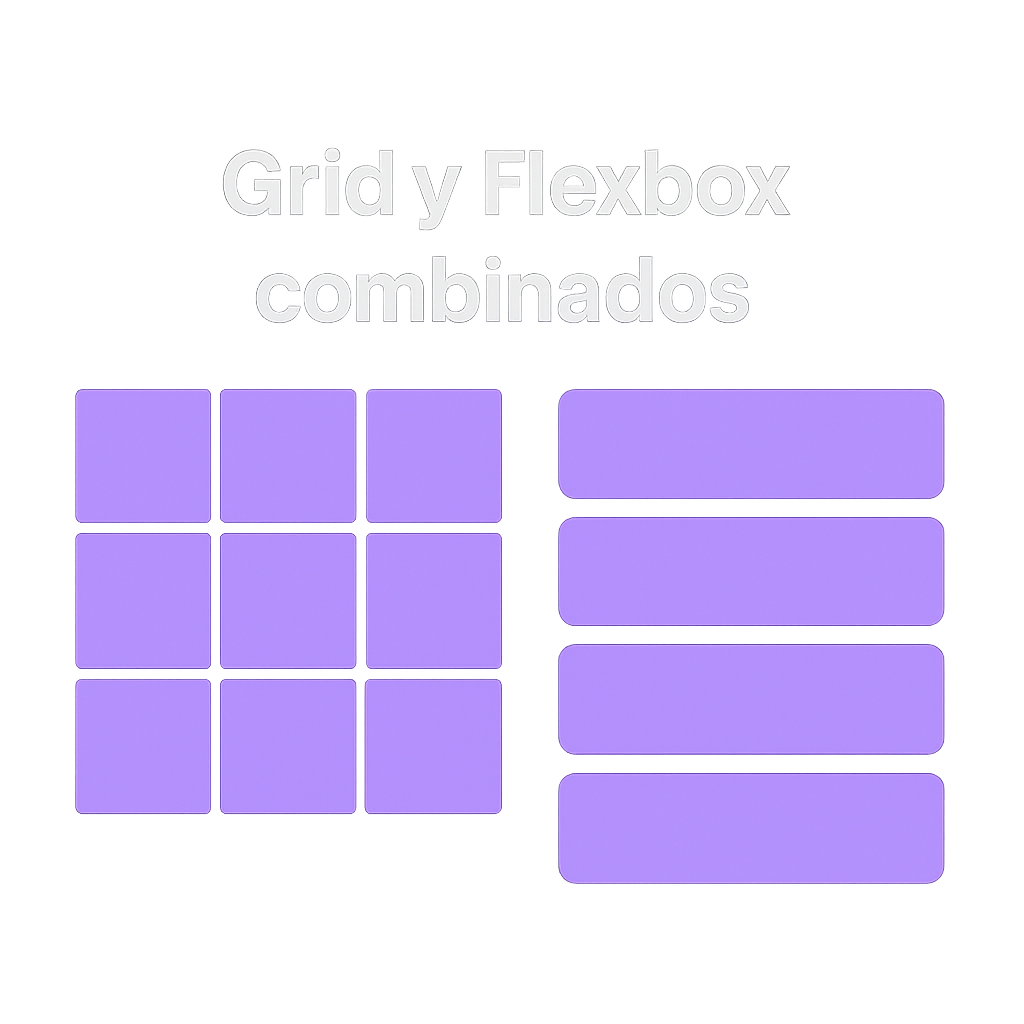 Grid y Flexbox combinados